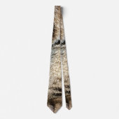 Cravate Jambes et pattes de chat tabby - Création féline a (Devant)