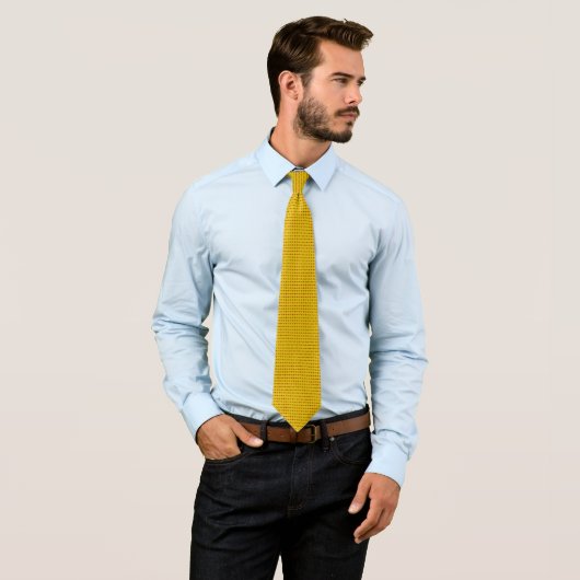 Cravate James Dean Golden Eye Dapper Satin (En situation)