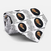 Cravate James Madison encadrant un contrôle du (Roulé)