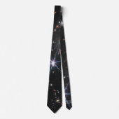 Cravate James Webb Télescope Étoiles et galaxies profondes (Devant)