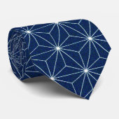 Cravate Japonais Indigo Blue (Roulé)