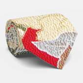 Cravate Japonais KIMONO Textile, motif floral (Roulé)