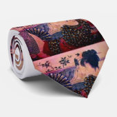 Cravate japonaise d'art de geisha de livre de (Roulé)