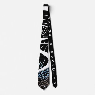 Cravate japonaise necktie vintage retoro ⇢ 浮 絵 世 ン パ en e