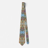 Cravate Jardin à fleurs chic de Whimsical aquarelle peintu (Devant)