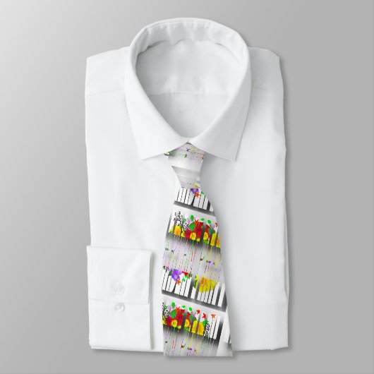 Cravate Jardin de fête (Attaché)