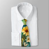 Cravate Jardin de plage fleur sauvage (Attaché)
