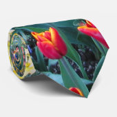 Cravate Jardin de tulipe (Roulé)