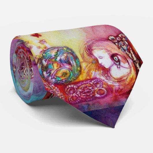 CRAVATE JARDIN DES OMBRES PERDUES / FAERY ET BUTTERFLIES (Roulé)