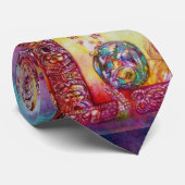 CRAVATE JARDIN DES OMBRES PERDUES / FAERY ET BUTTERFLIES (Roulé)