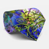 Cravate Jardin du Lotus (Roulé)