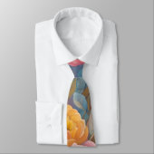 Cravate Jardin Floral Pastel (Attaché)