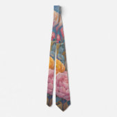 Cravate Jardin Floral Pastel (Dos)