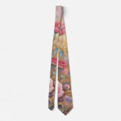 Cravate Jardin Floral Pastel (Dos)