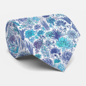 Cravate Jardin succulent (Roulé)