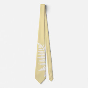 Cravate Jaune Beurre Blanc Fern Simplement Élégant Mariage