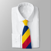 Cravate Jaune bleu et rouge (Attaché)