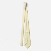 Cravate Jaune Chiffon de Citron Couleur Uni (Dos)