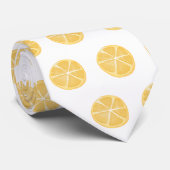 Cravate jaune citron (Roulé)