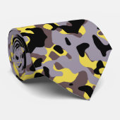 Cravate jaune de camouflage de Stinger (Roulé)
