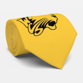 Cravate jaune de chat (Roulé)