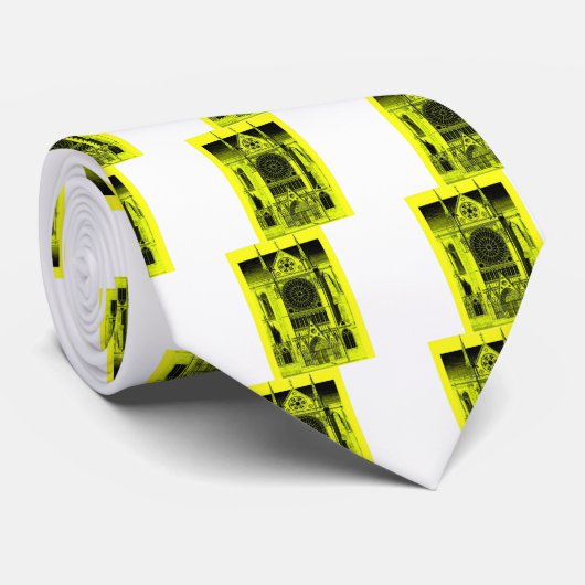 Cravate jaune de Notre Dame (Roulé)