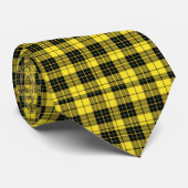 CRAVATE JAUNE DE PLAID (Roulé)