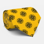 Cravate jaune en fer forgé (Roulé)