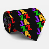 Cravate Jazz frais coloré (Roulé)