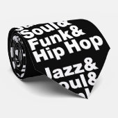 Cravate Jazz & Soul & Funk & Hip hop (Roulé)