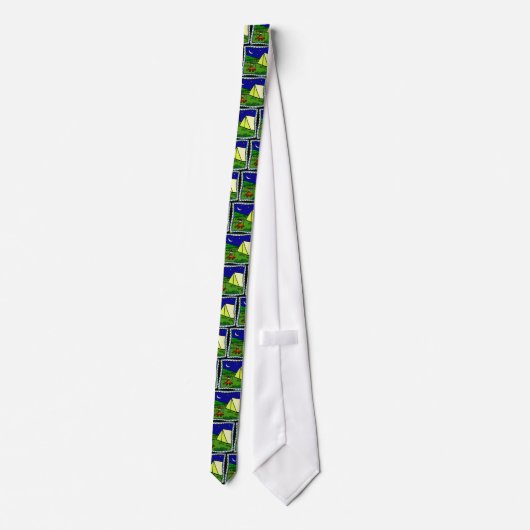 Cravate Je CAMPERAIS PLUTÔT (Dos)