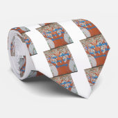 Cravate Je déteste marcher le chien le soir. (Roulé)