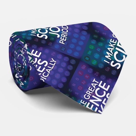 CRAVATE JE FAIS DE GRANDS JOKES SCIENTIFIQUES PÉRIODIQUEME (Roulé)