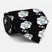 Cravate Je jouerais plutôt le papier de ciseaux de roche (Roulé)