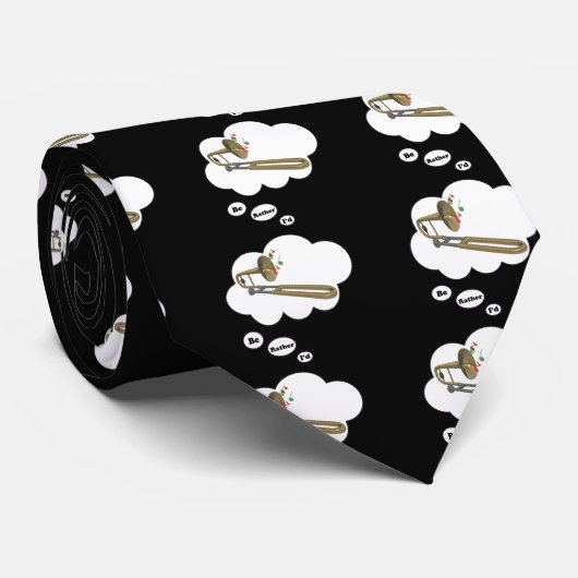 Cravate je jouerais plutôt le trombone (Roulé)