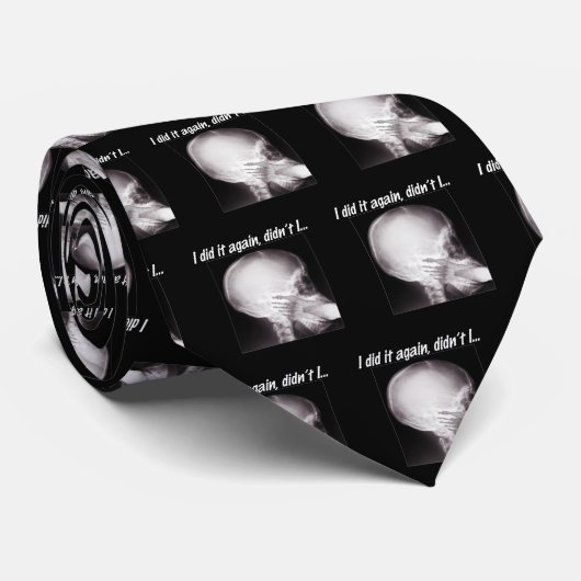 Cravate Je l'ai encore fait, n'est-ce pas ? (Roulé)