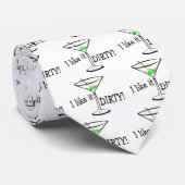 Cravate Je l'aime Martini sale 3 (Roulé)