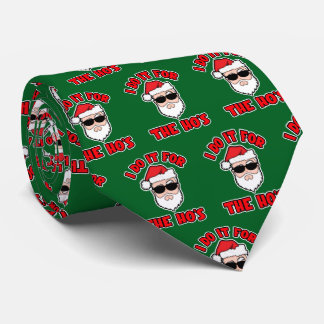 Cravate JE LE FAIS POUR LES POUPÉES Graphiques Santa Screw
