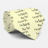 Cravate Je ne suis pas les cinquante cinquantième cadeaux (Roulé)