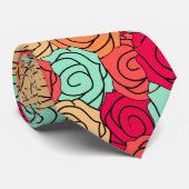 Cravate Je ne vous ai jamais promis un jardin Rose (Roulé)