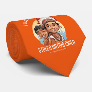 Cravate Je porte l'orange pour chaque enfant autochtone vo