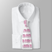 Cravate Je Porte Rose (Attaché)