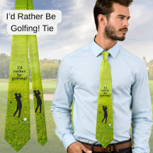 Je préférerais être en train de jouer au golf Drôl