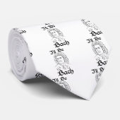 Cravate Je serai Bach (Roulé)