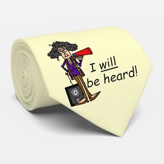 Cravate JE serai entendu (Roulé)