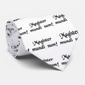 Cravate Je suis le maître de l'univers ! (Roulé)