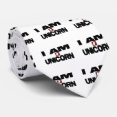 Cravate Je suis licorne (Roulé)