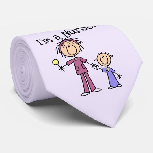 Cravate Je suis une infirmière T-shirts et cadeaux (Roulé)