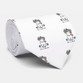 Cravate Je suis une licorne ! (Roulé)