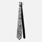 Cravate Je T'Aime Design D'Art Abstrait Scratch (Devant)